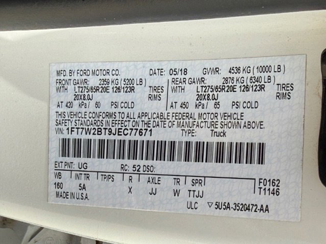 Used 2018 White Ford LARIAT image 23