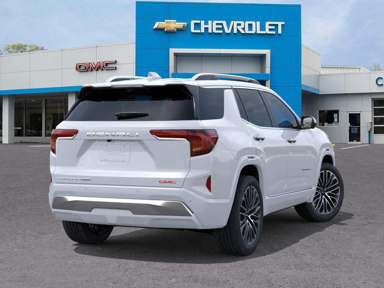 New 2027 Glacier White Tricoat GMC AWD Denali image 4