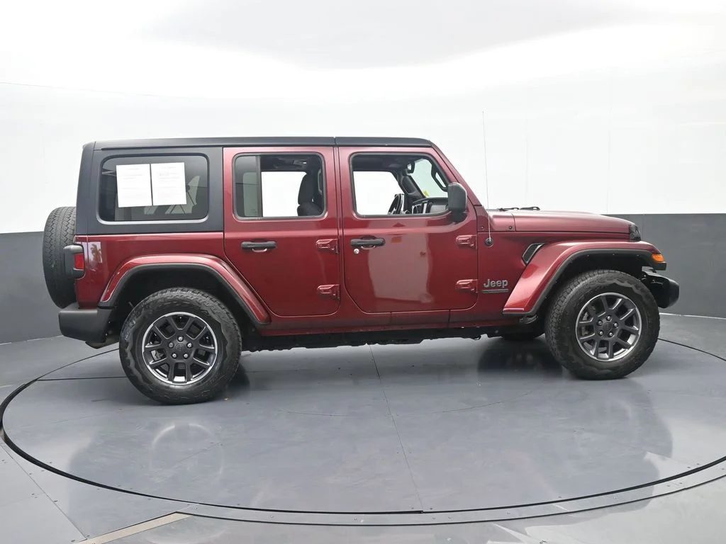 Used 2021 Snazzberry Pearlcoat Jeep Unlimited Sport S image 7