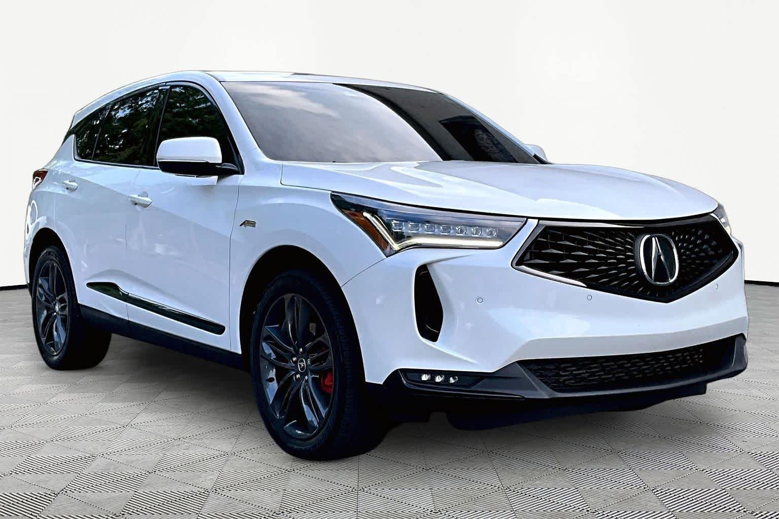Used 2023 Platinum White Pearl Acura w/A-Spec Package image 3