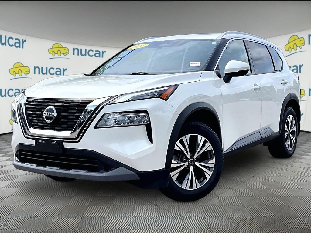Certified Used 2021 White Nissan SV image 3