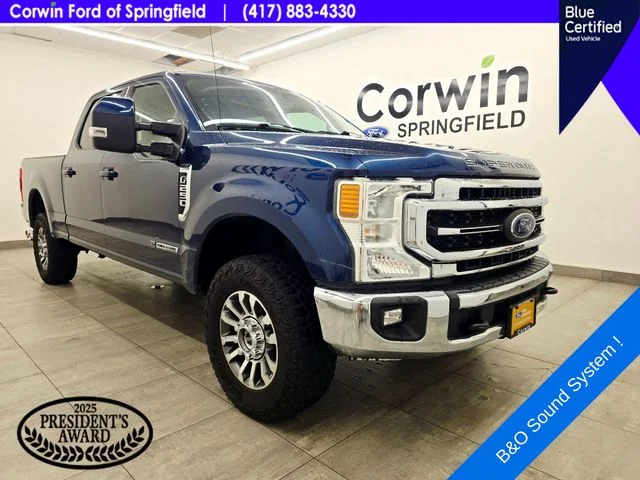 Certified Used 2020 Blue Jeans Metallic Ford Lariat image 8