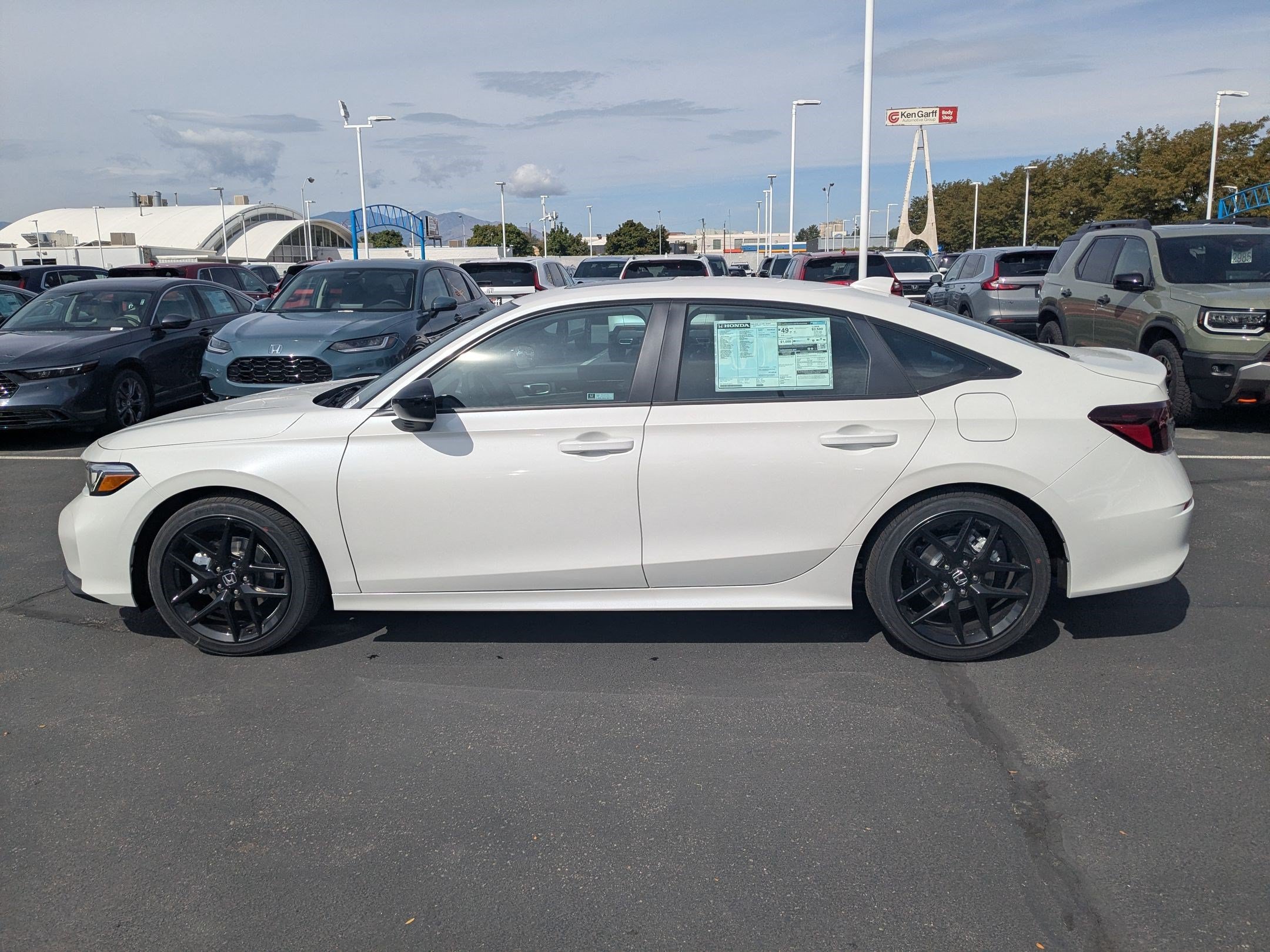 New 2026 Platinum White Pearl Honda Sport image 7