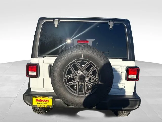 New 2026 Bright White Clear-Coat Exterior Paint Jeep Sport S image 6