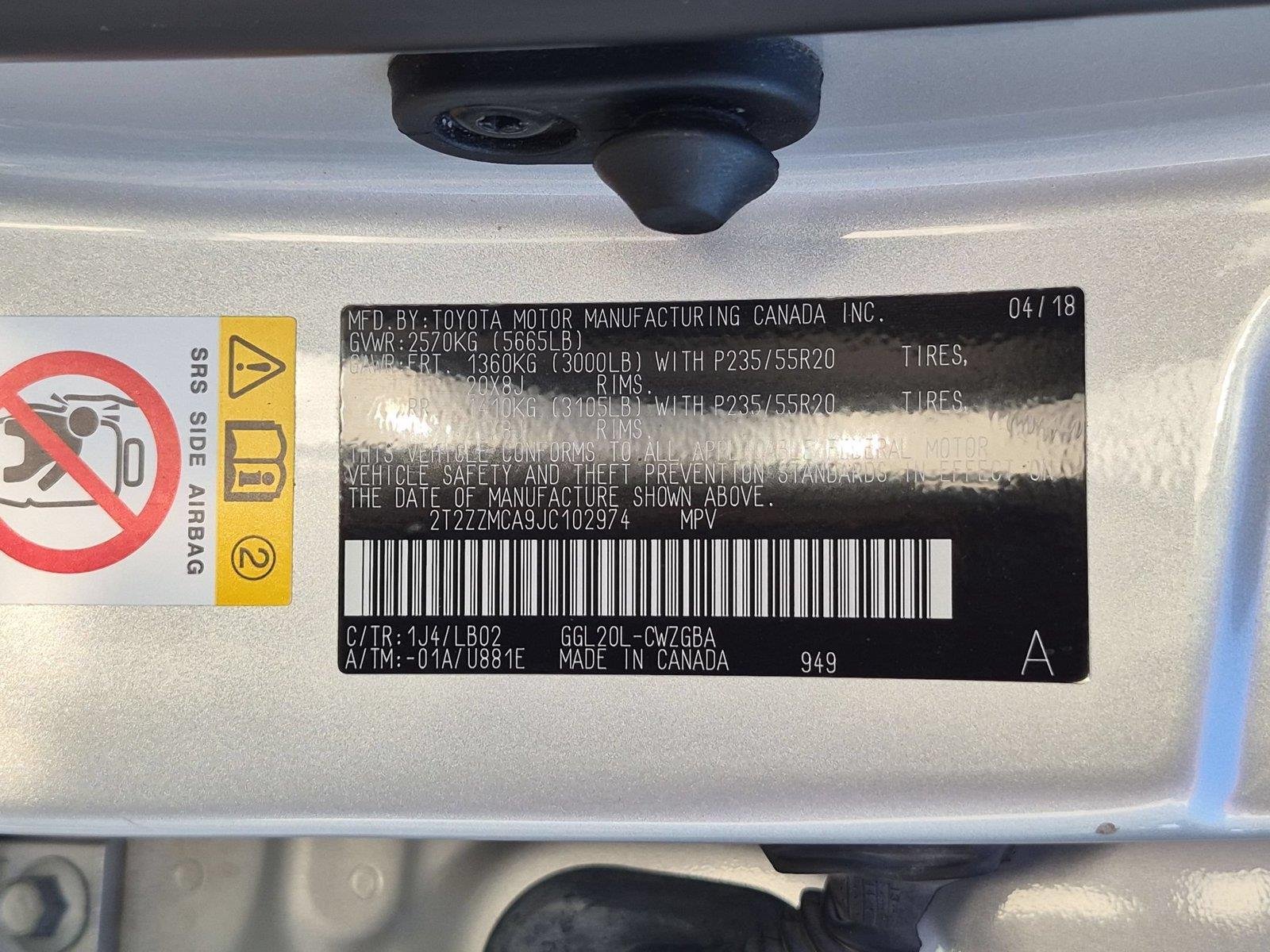 Used 2018 Silver Lining Metallic Lexus RX 350 F Sport image 40
