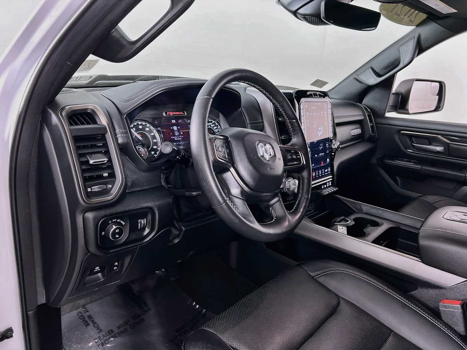 Used 2021 Bright White Clearcoat Ram Rebel image 9