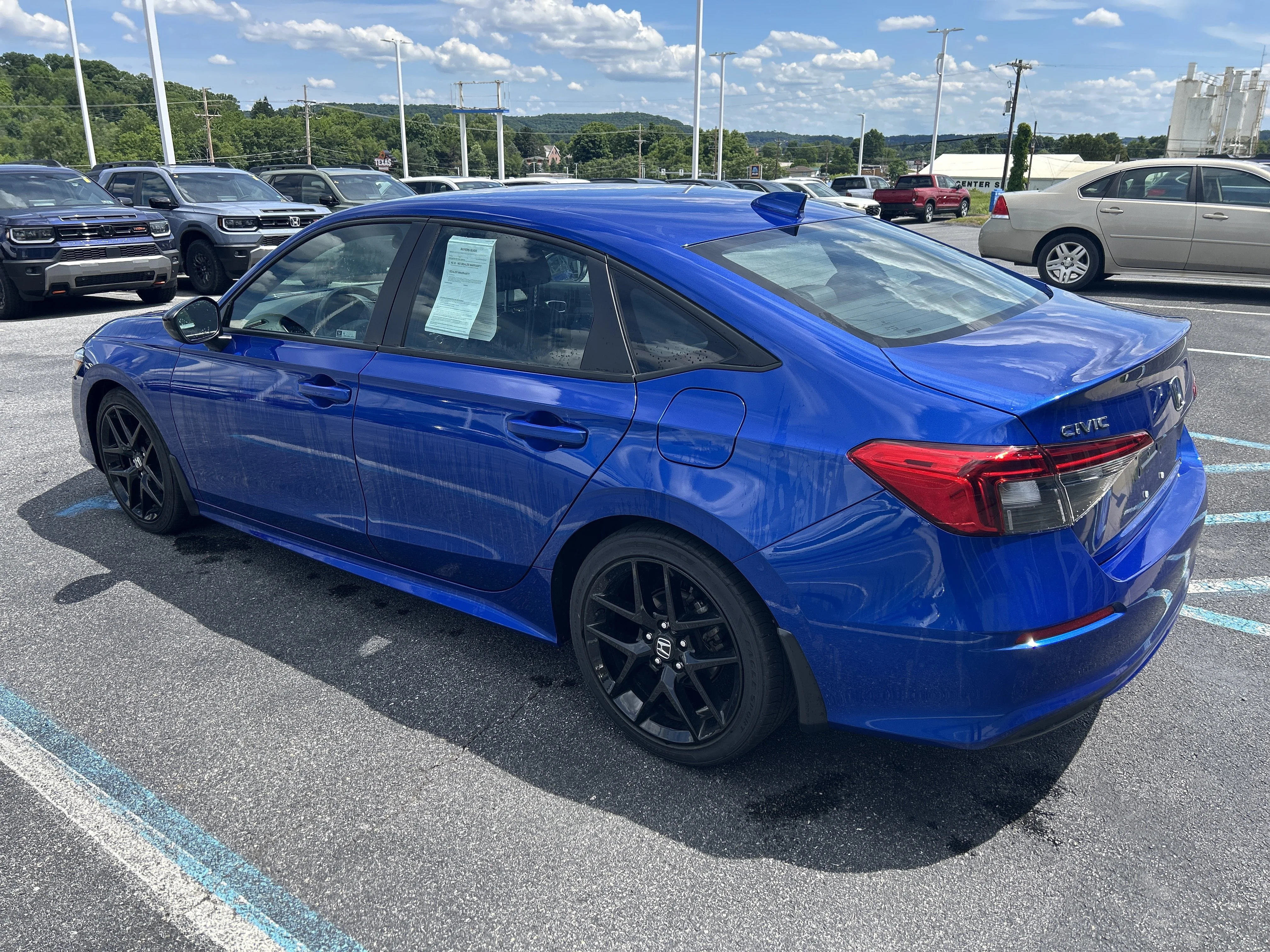 Certified Used 2024 Aegean Blue Metallic Honda 2.0L 4D SPORT image 15