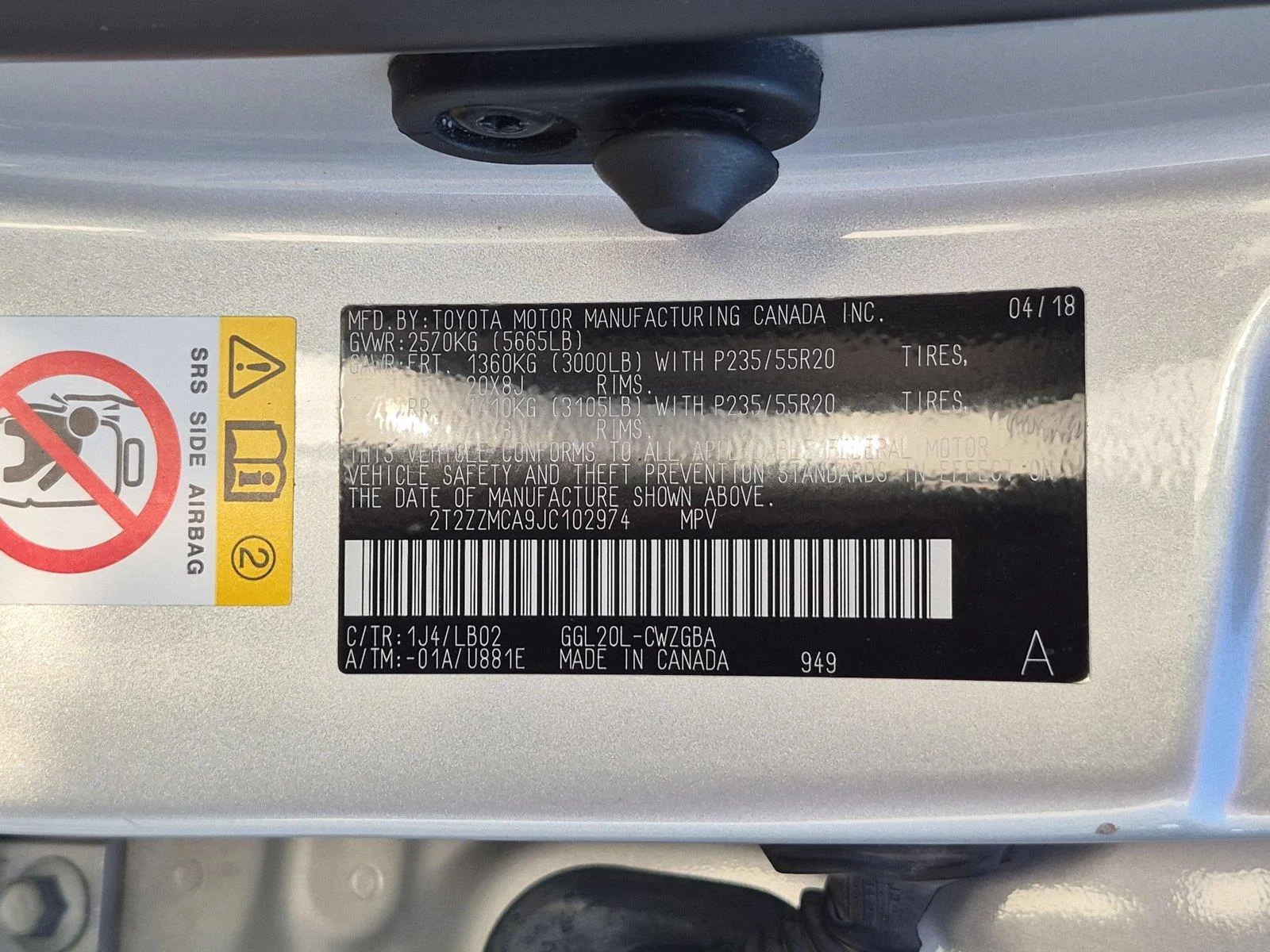 Used 2018 Silver Lining Metallic Lexus RX 350 F Sport image 40