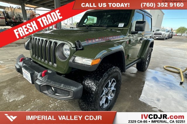 Used 2022 Green Jeep Rubicon image 1