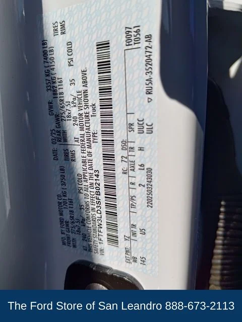 Used 2025 Oxford White Ford XLT image 27
