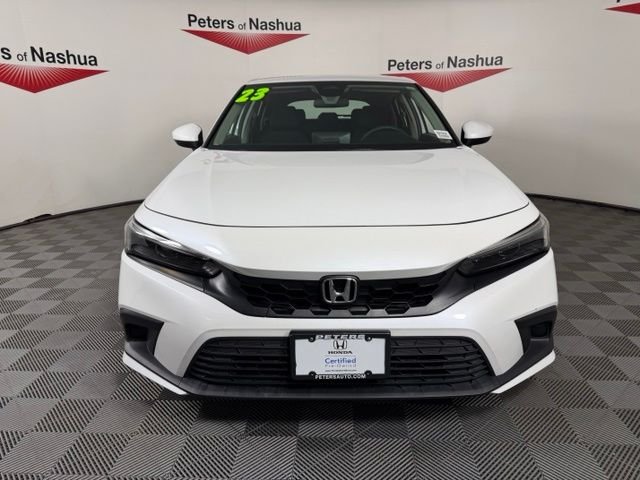 Certified Used 2023 Platinum White Pearl Honda LX image 4