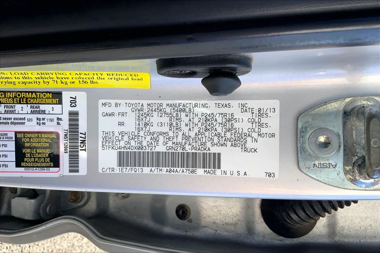 Used 2013 Silver Streak Metallic Toyota PreRunner image 34
