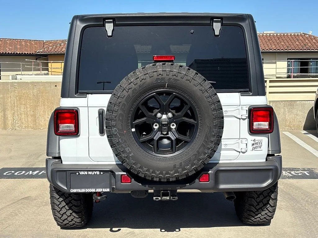 New 2026 Bright White Clear Coat Jeep 4-Door Willys 4x4 image 5