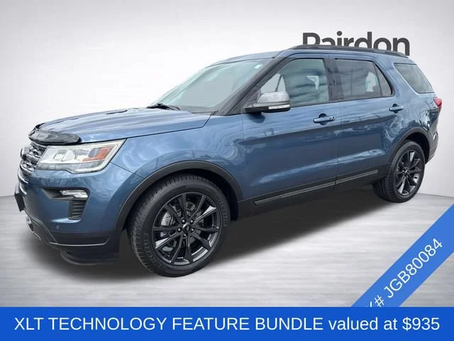 Used 2018 Blue Metallic Ford XLT image 3