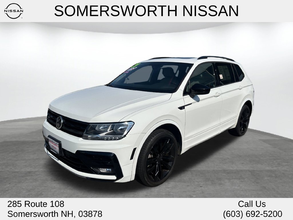 Used 2021 White Volkswagen 2.0T SE R-Line Black image 1