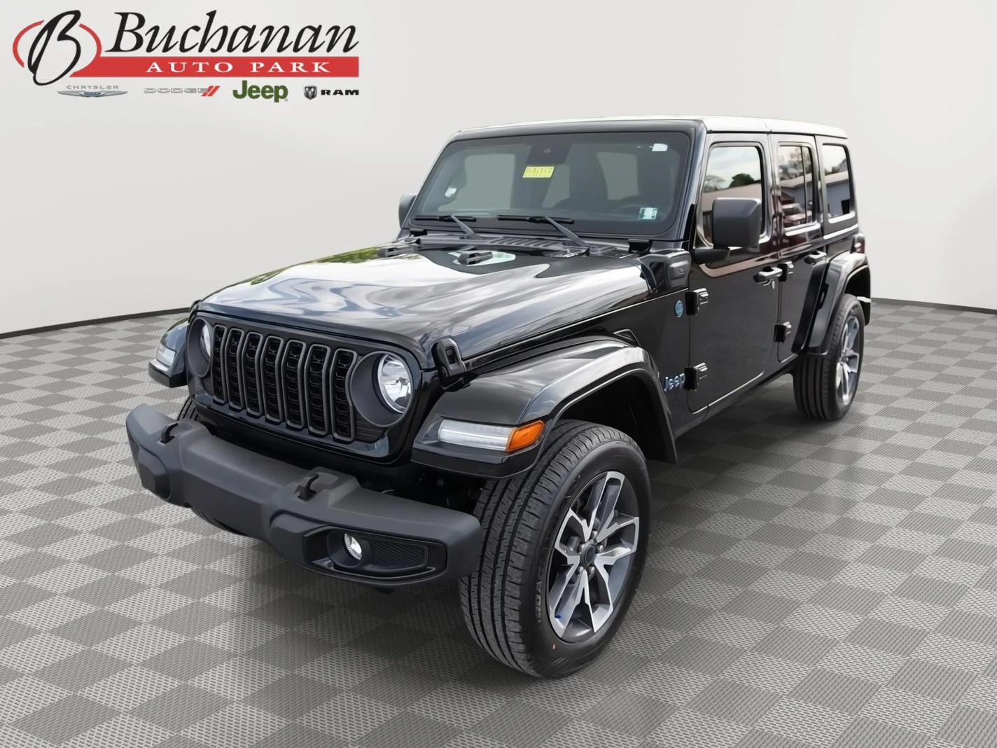 Used 2024 Black Clearcoat Jeep Sport S image 1