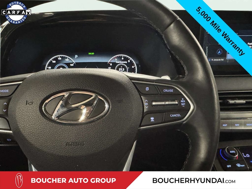 Certified Used 2021 Sierra Burgundy Hyundai Limited image 15