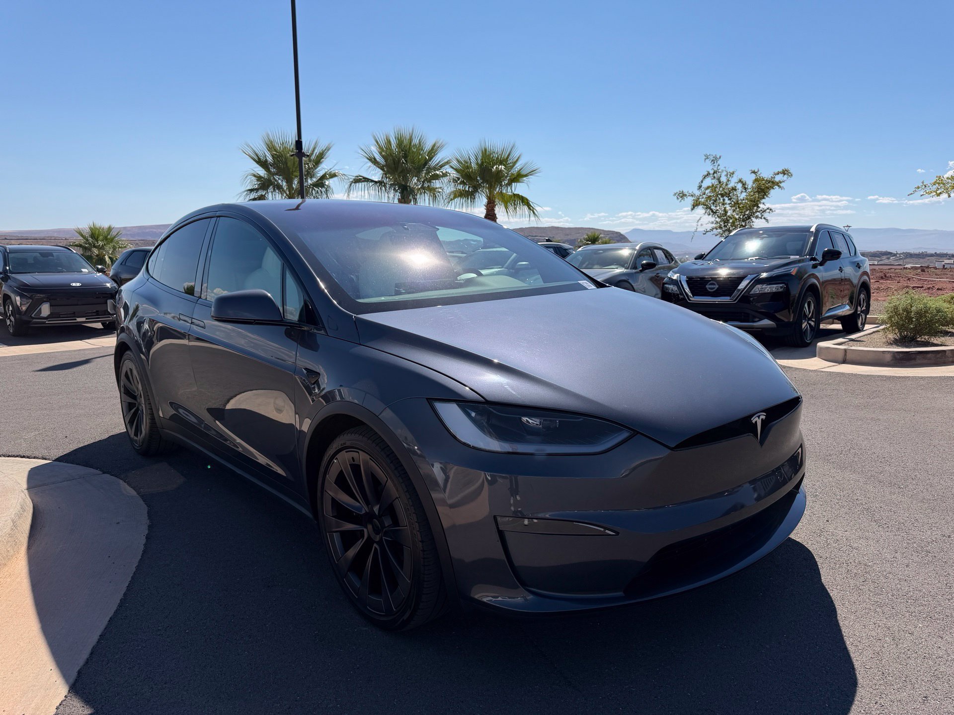 Used 2023 Tesla Model X Long Range with VIN 7SAXCDE55PF409367 for sale in Washington, UT