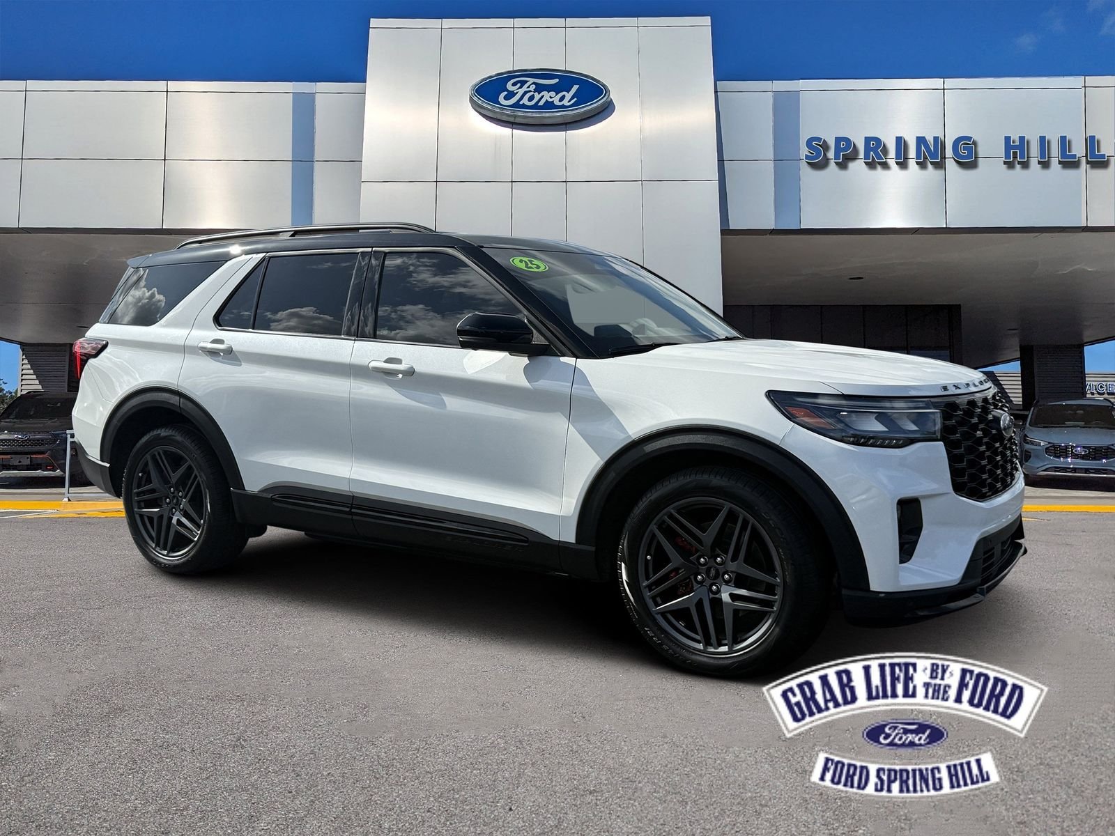 Certified Used 2025 White Metallic Ford ST image 1