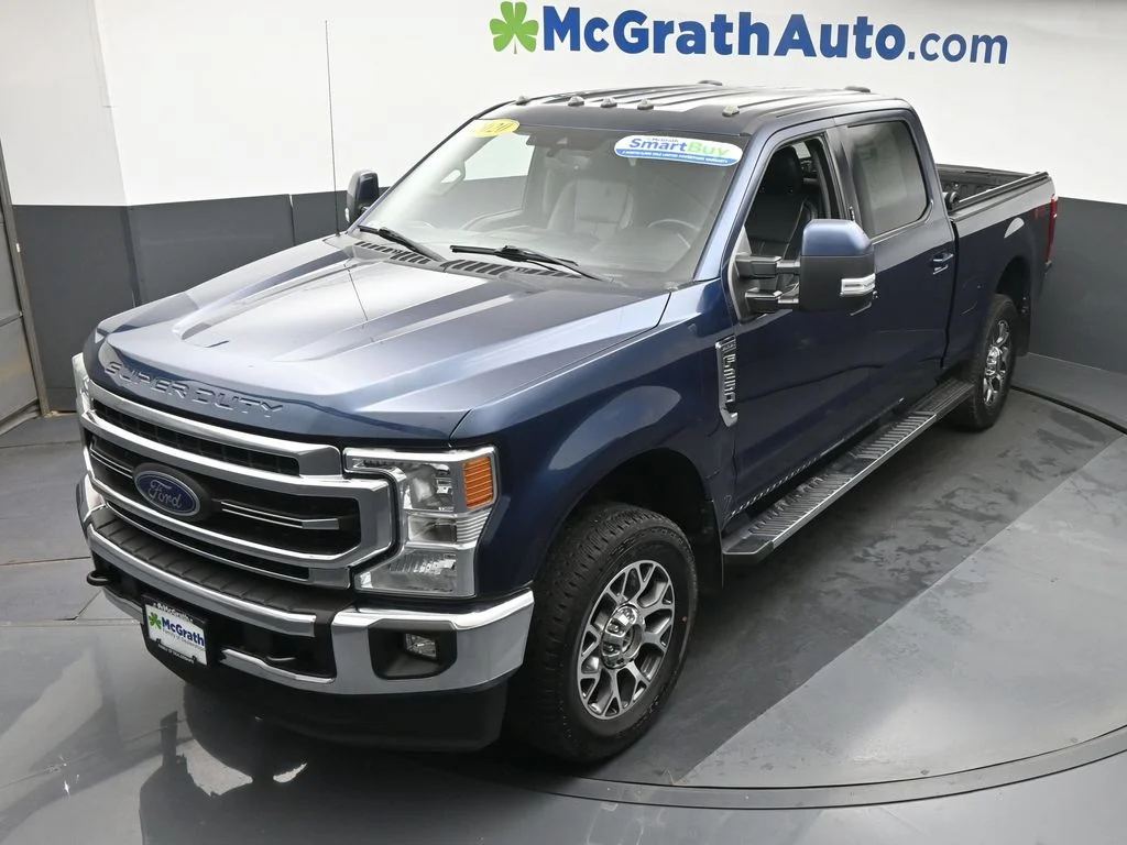 Certified Used 2020 Blue Ford Lariat image 23