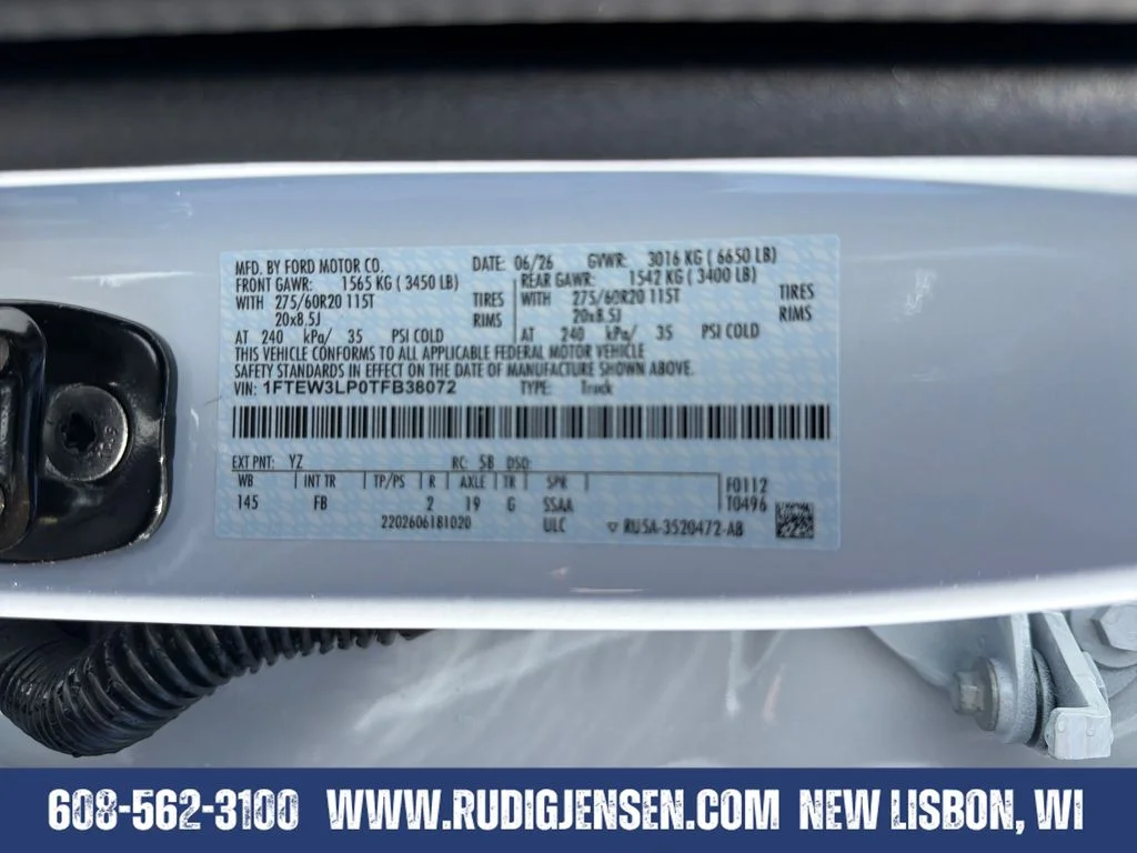 New 2026 White Ford XLT image 29