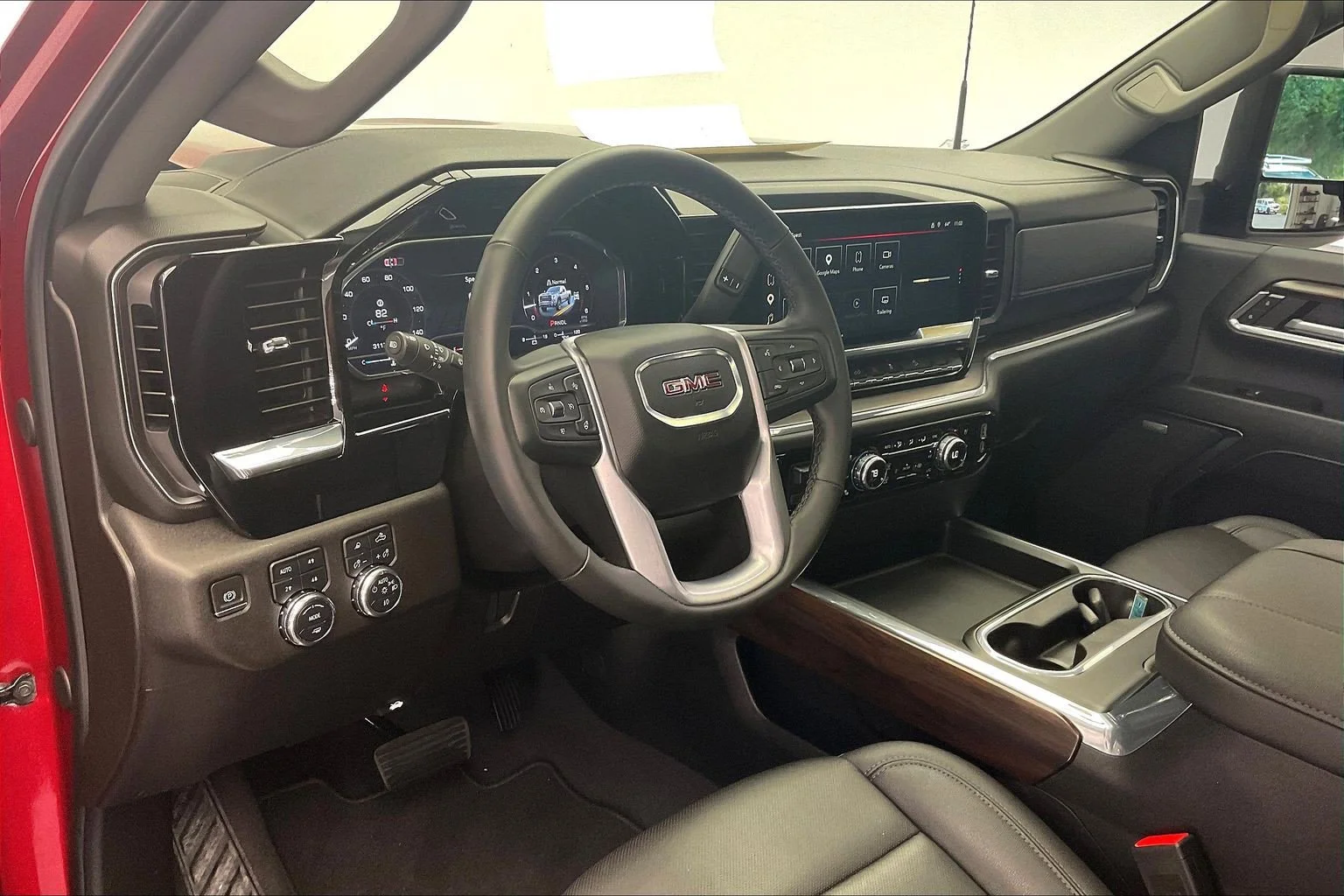 Used 2024 Volcanic Red Tintcoat GMC SLT image 14