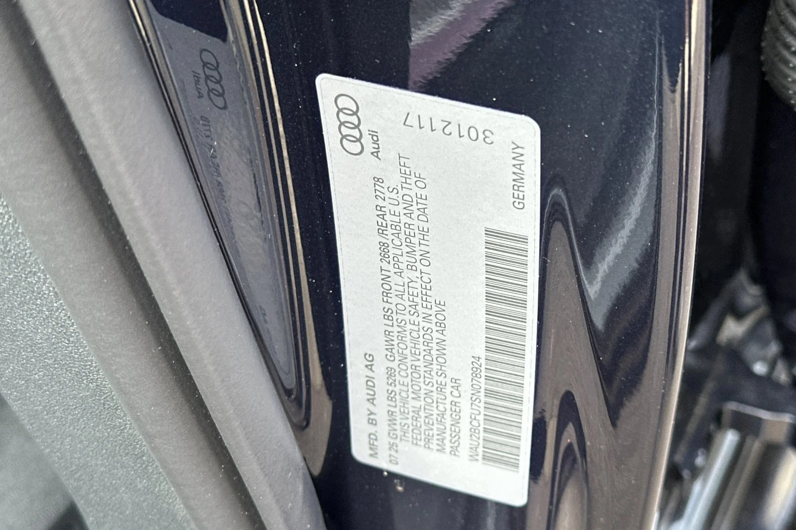 Used 2025 Blue Audi 2.0T Premium Plus image 25