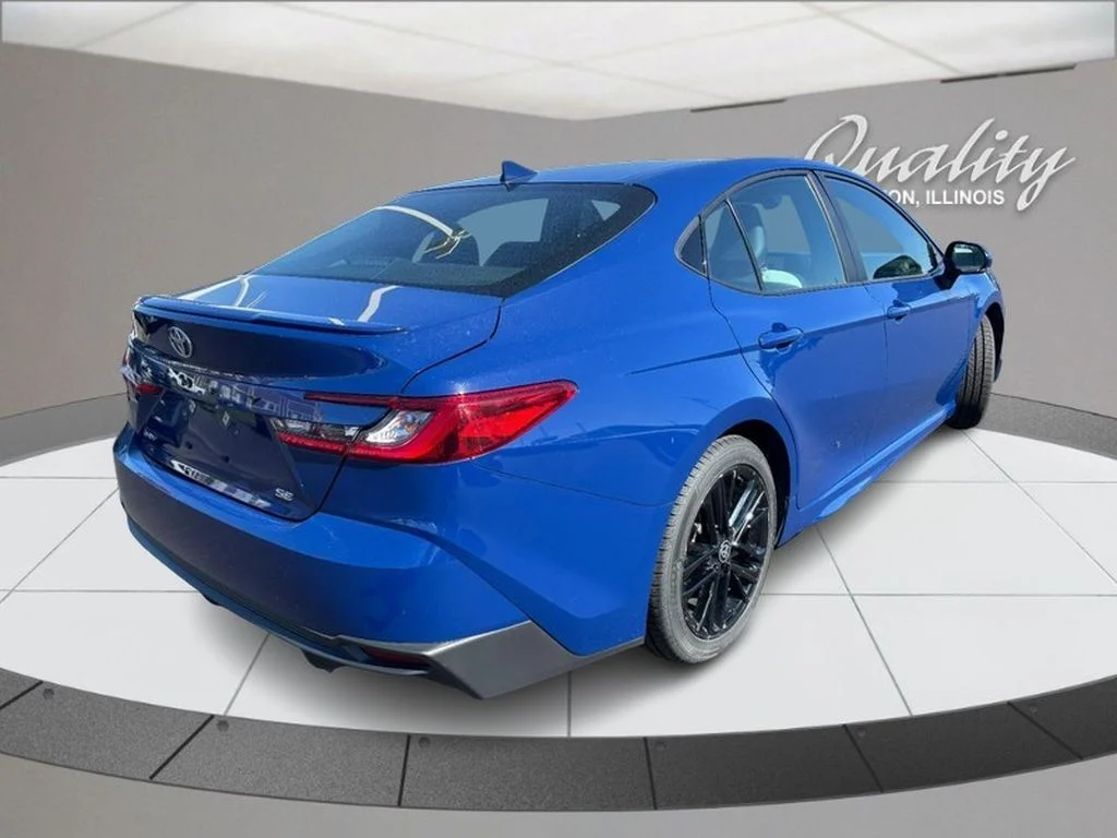 Used 2025 Reservoir Blue Toyota SE image 4