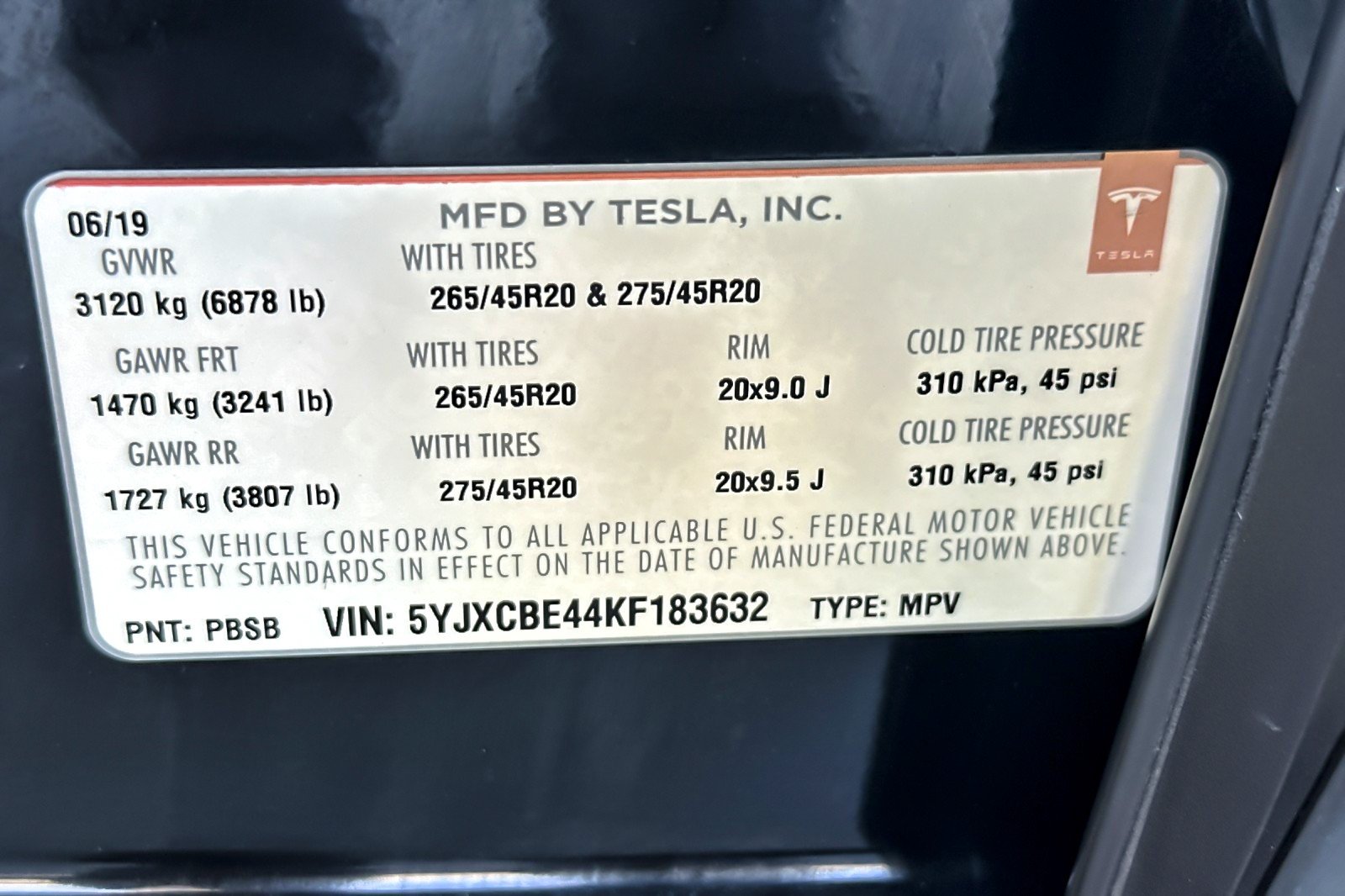 Used 2019 Solid Black Tesla Performance w/ Ludicrous image 29