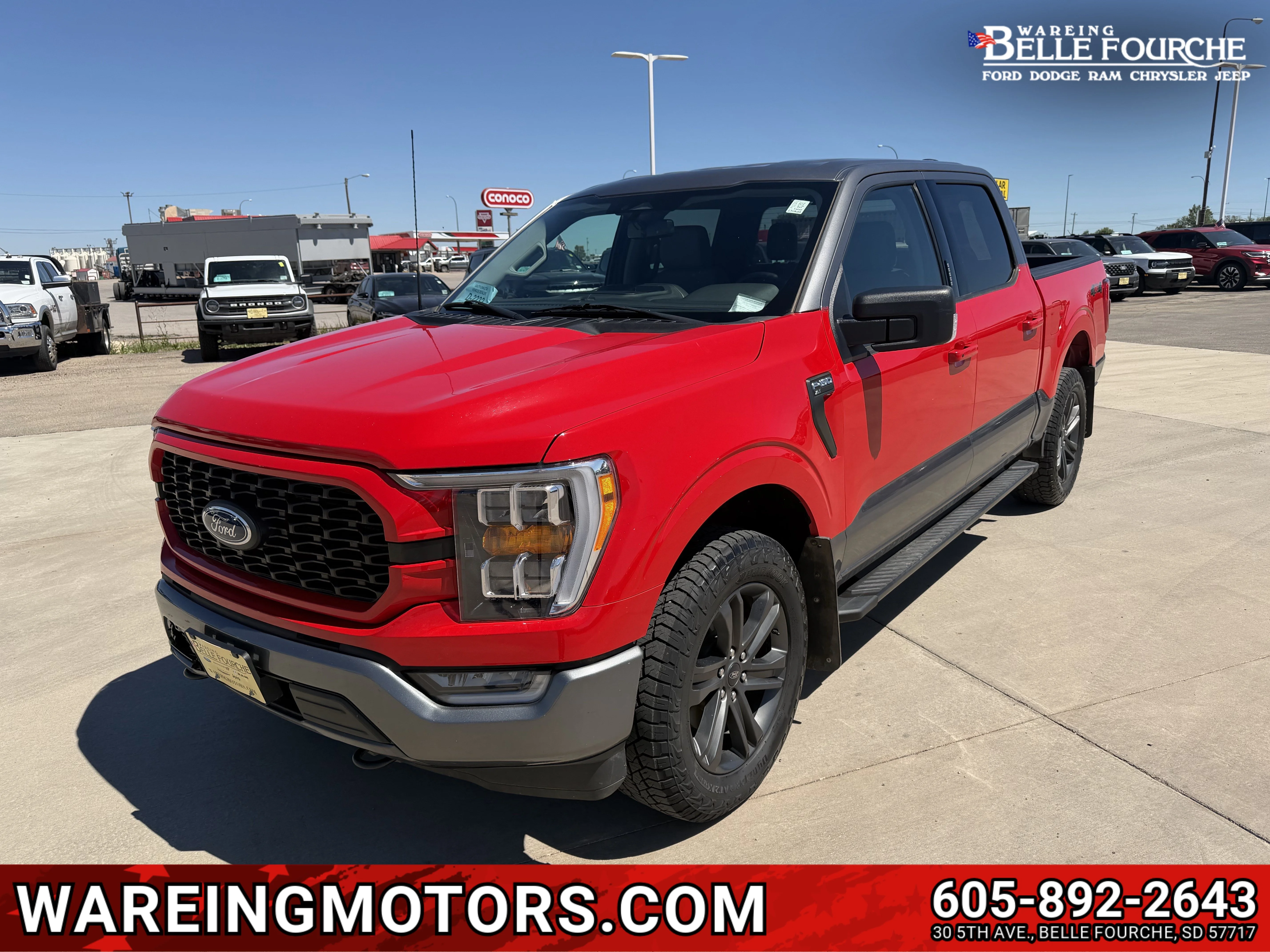 Used 2023 Red Ford XLT image 1