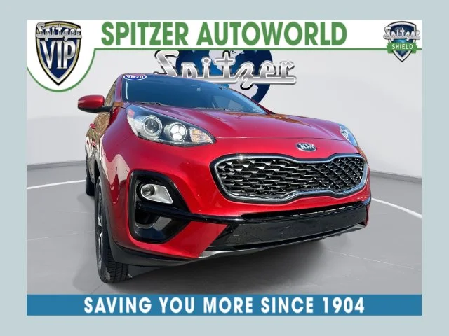 Used 2020 Red Kia LX image 1