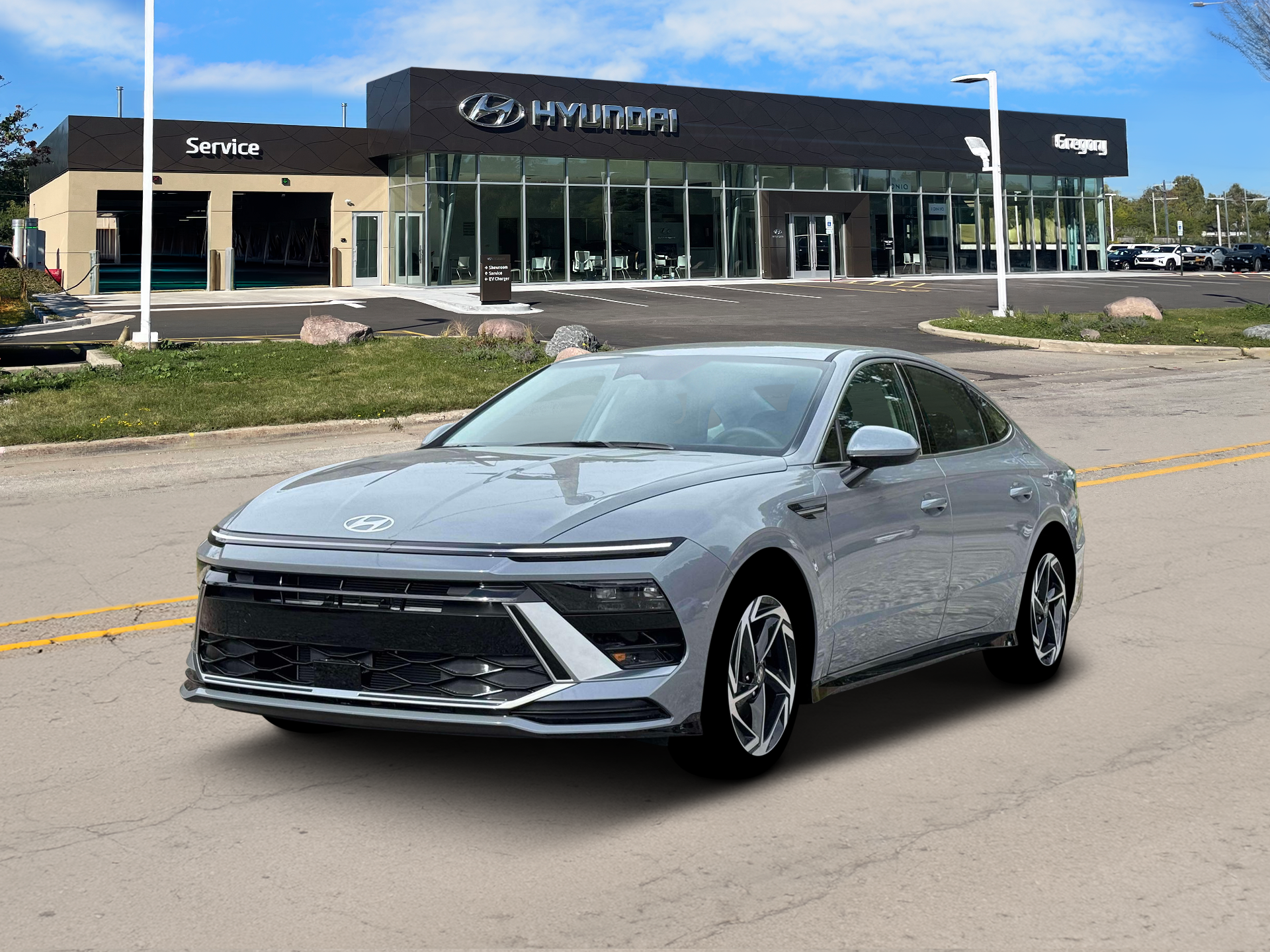 New 2026 Blue Hyundai SEL Sport image 1