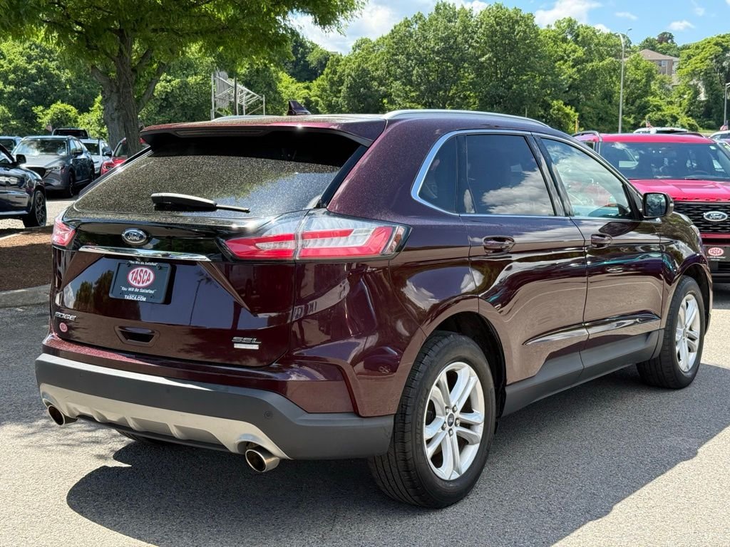 Used 2019 Burgundy Velvet Metallic Tinted Clearcoat Ford SEL image 8