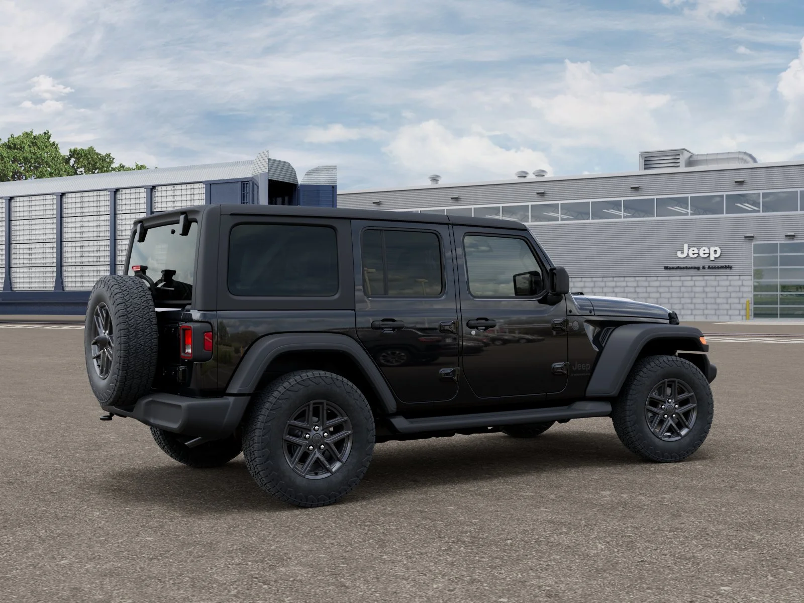 New 2026 Black Clear-Coat Exterior Paint Jeep Sport S image 30