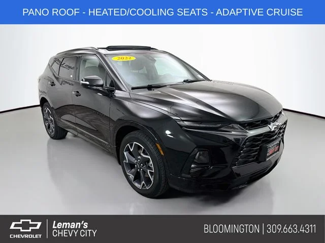 Used 2022 Black Chevrolet RS image 1