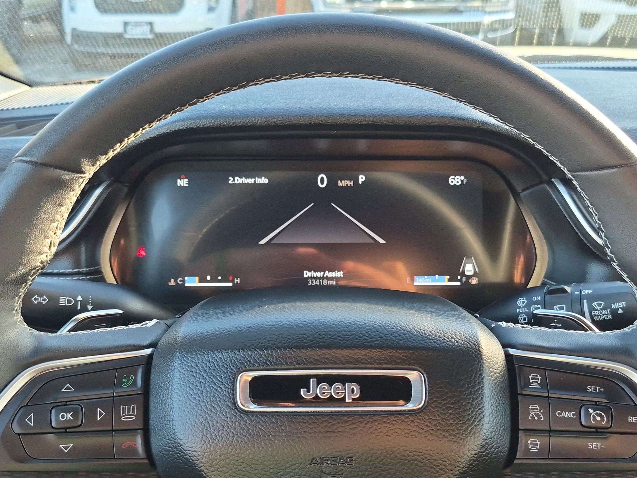 Used 2025 Bright White Clearcoat Jeep Altitude image 20