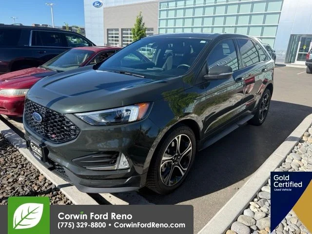 Certified Used 2022 Green Metallic Ford ST image 4