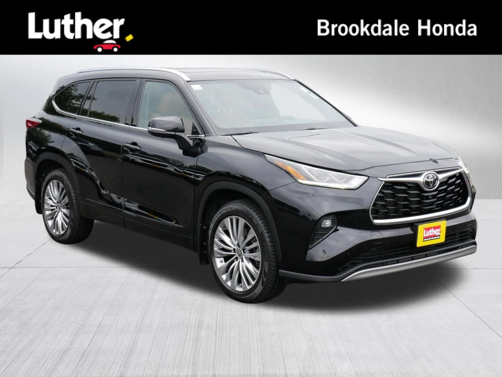 Used 2023 Midnight Black Metallic Toyota Platinum image 1