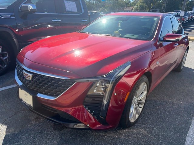 Used 2025 Red Cadillac Premium Luxury image 1