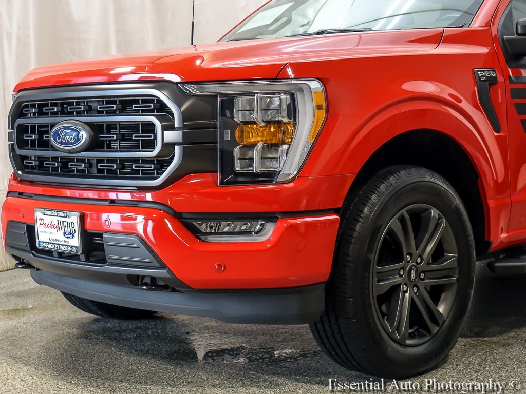 Used 2022 Race Red Ford XLT image 3