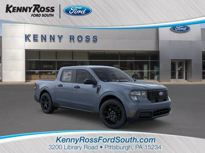 New 2026 Azure Gray Metallic Tri-Coat Ford XLT image 1