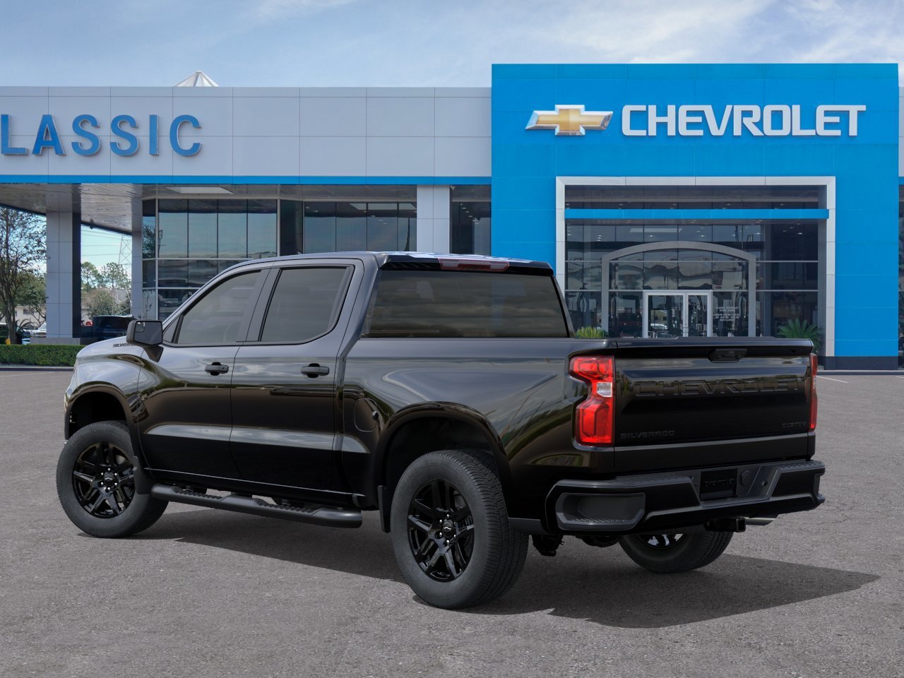 2026 Chevrolet Silverado 1500 Custom Black at Classic Elite Chevrolet Sugar Land