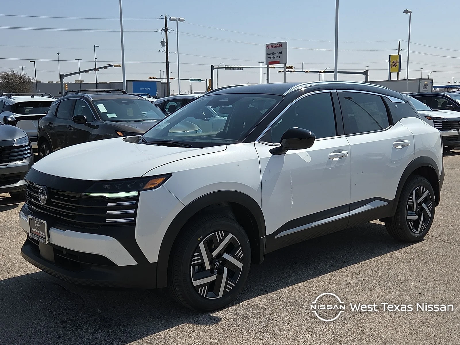 New 2026 XAB 2T White Black Nissan SV Front-Wheel Drive image 1