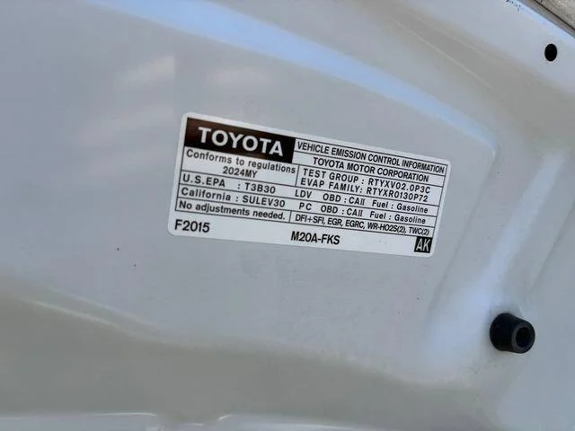 Certified Used 2024 White Toyota LE image 37