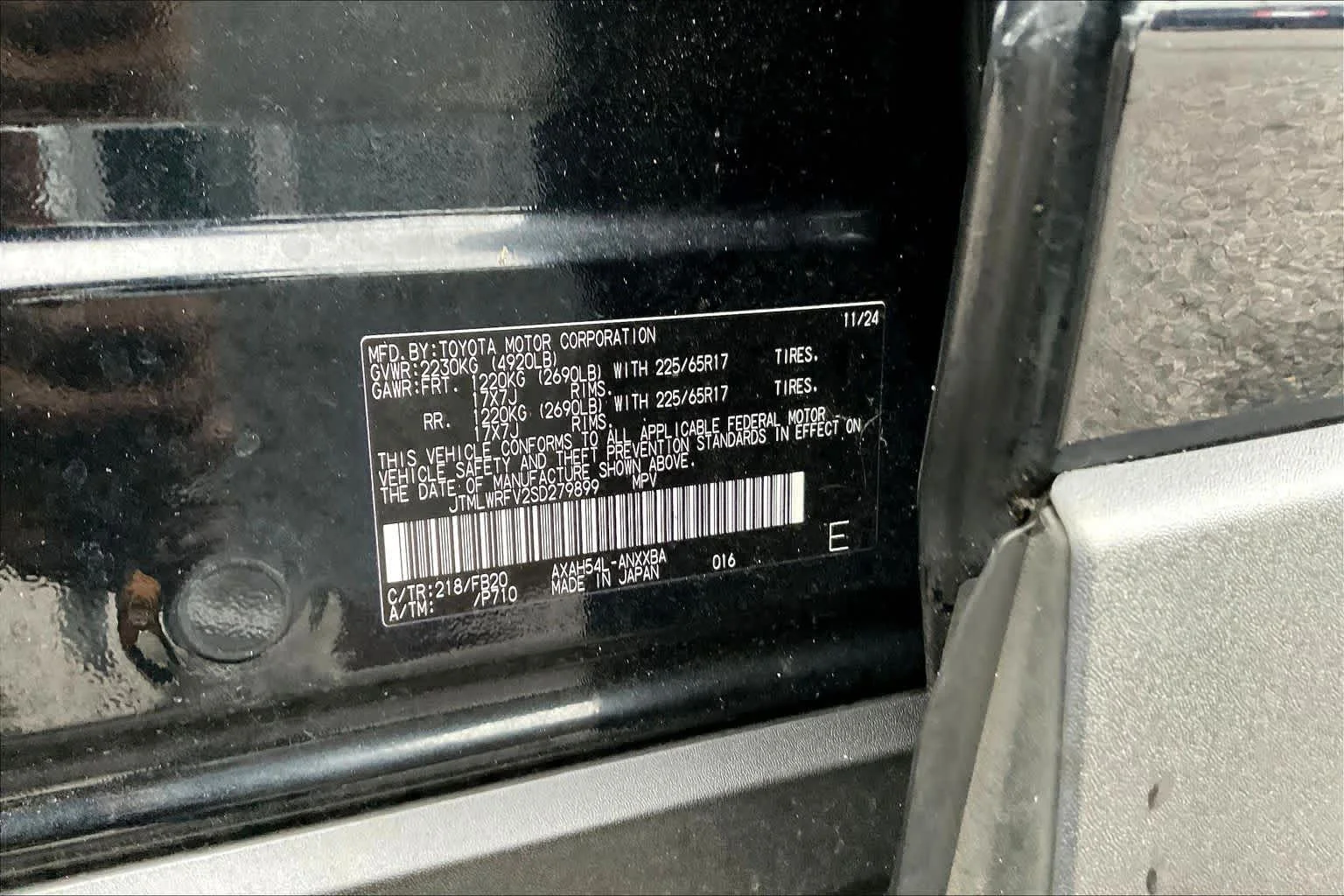 Certified Used 2025 Midnight Black Metallic Toyota Hybrid LE image 34