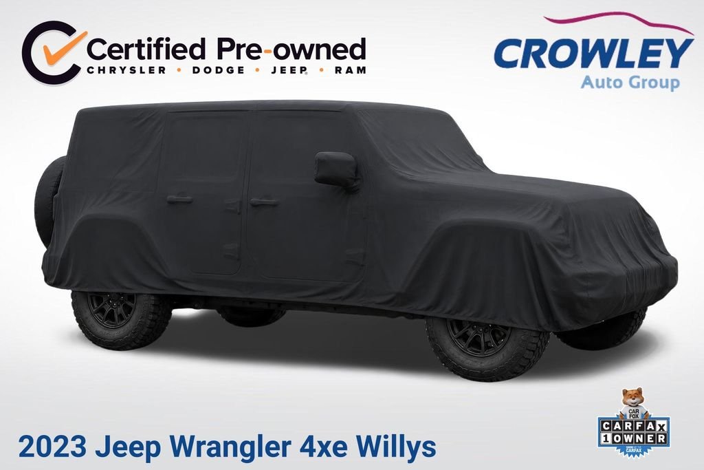 Used 2023 Black Jeep Willys 4xe image 1