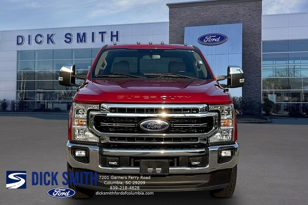 Certified Used 2022 Red Metallic Ford Lariat image 2