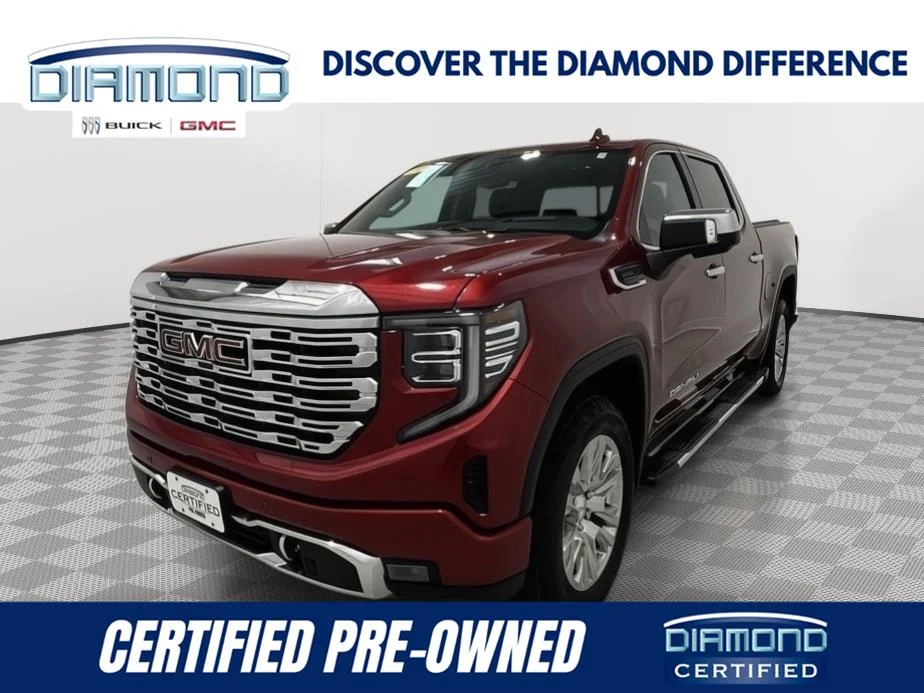 Used 2024 Volcanic Red Tintcoat GMC Denali image 1