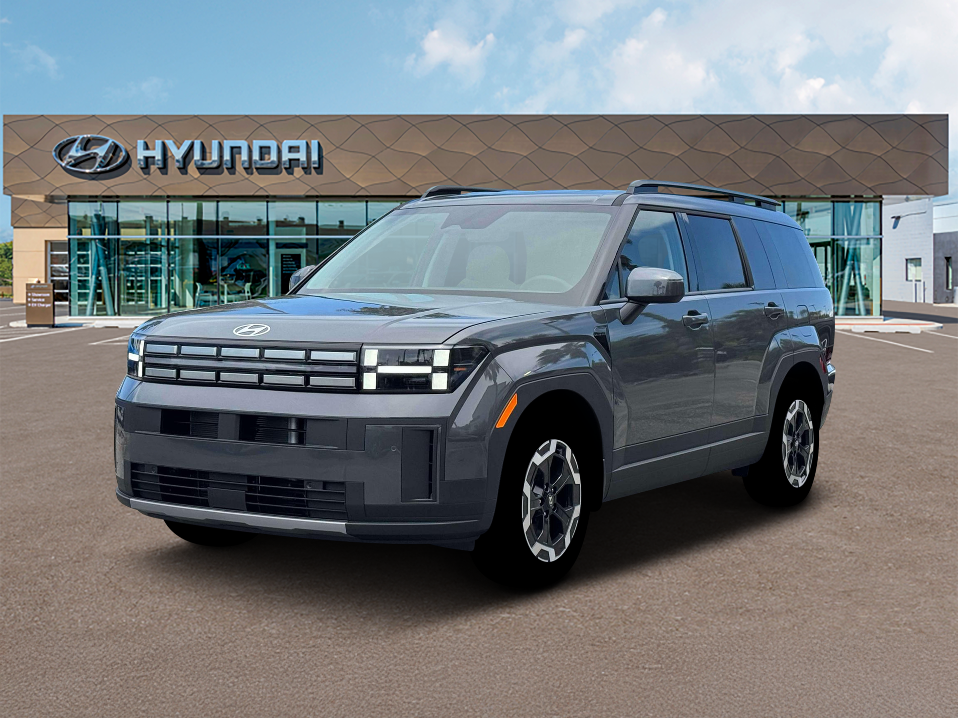 New 2026 Gray Hyundai SEL FWD image 1