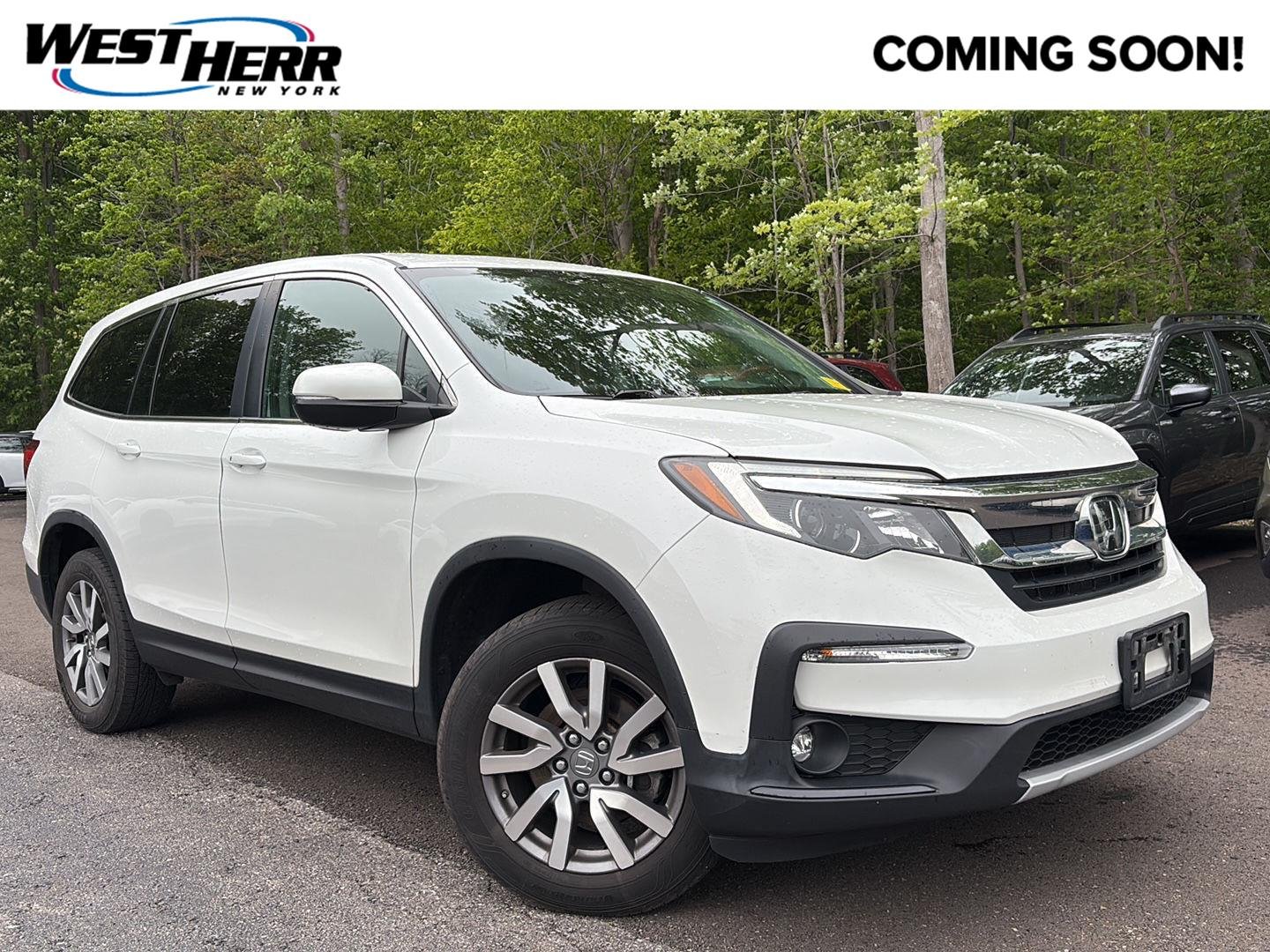 Used 2021 Platinum White Pearl Honda EX-L image 1